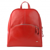 Рюкзак женский Esse Бритни Мини Red из натуральной кожи красного цвета (56250)