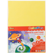 Бумага цветная №1 School (А4, 40 листов, 8 цветов, офсетная, тонированная) купить в интернет-магазине товаров для офиса и дома ТопГрад с доставкой