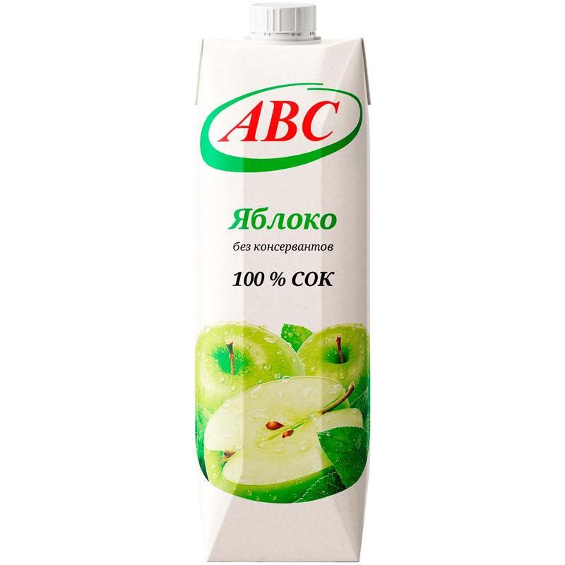 Сок АВС Яблочный 1 л