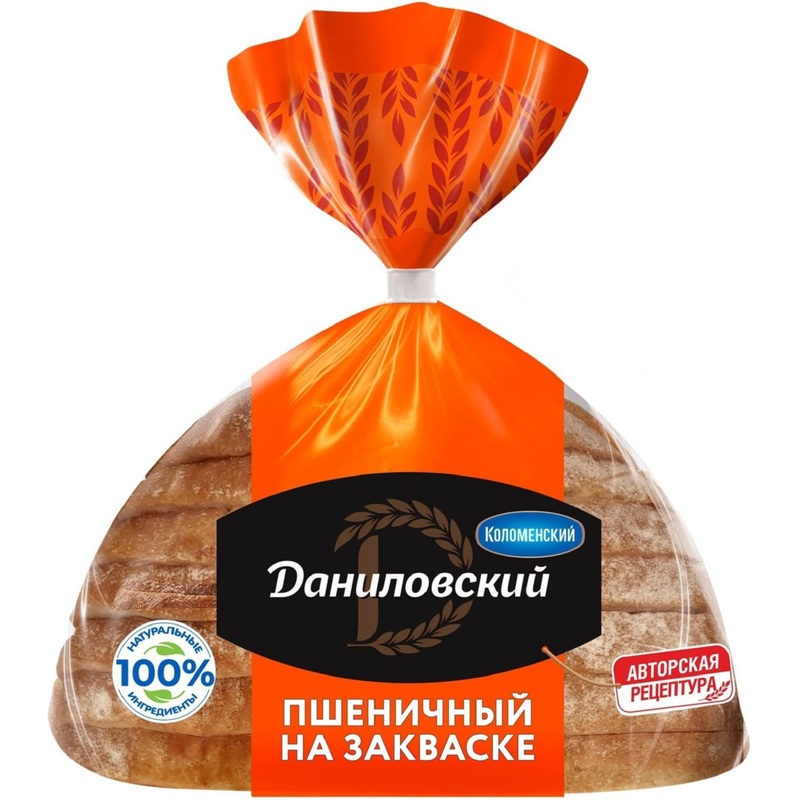 Хлеб Коломенский Даниловский пшеничный в нарезке 250 г