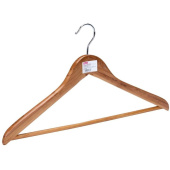 Вешалка-плечики Attache BCU3013 с перекладиной натуральная (размер  48-50)