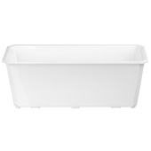 Ящик балконный Idiland Basil белый 40x17x15 см