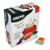 Чай зеленый черный Grand Чайный букет 100 пакетиков
