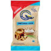 Сушки Кронштадтские колечки со сметаной и луком 80 г (14 штук в упаковке)