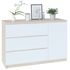 Комод Сокол Т-3р (дуб сонома/белый, 1200х446х804 мм)