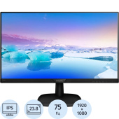 Монитор 23.8" Philips 243V7QJABF(00/01) черный