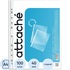 Файл-вкладыш Attache А4 40 мкм гладкий с перфорацией (100 штук в  упаковке)