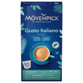 Кофе в капсулах для кофемашин Movenpick Gusto Italiano Lungo (10 штук в упаковке) купить в интернет-магазине товаров для офиса и дома ТопГрад с доставкой