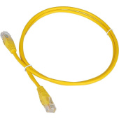 Патч-корд витая пара TWT TWT-45-45-1.0-YL cat 5e 1 м