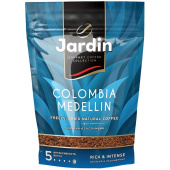 Кофе растворимый Jardin Colombia Medelin 240 г (пакет) купить в интернет-магазине товаров для офиса и дома ТопГрад с доставкой