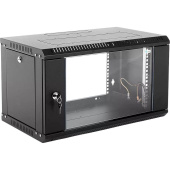 Шкаф телекоммуникационный настенный ЦМО 6U ШРН-Э-6.350-9005 (600x350x342)