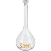 Колба мерная с пластиковой пробкой 2-250 ПП купить в интернет-магазине товаров для офиса и дома ТопГрад с доставкой