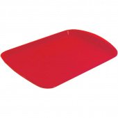 Поднос прямоугольный пластиковый Polar 470х330 мм красный