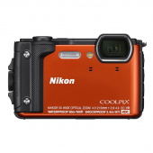 Цифровой компактный Фотоаппарат Nikon Coolpix W300 оранжевый