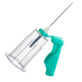 Игла двусторонняя Vacuette Visio plus 21G 0.8x38 мм зеленая с визуальной камерой (30 штук в упаковке) купить в интернет-магазине товаров для офиса и дома ТопГрад с доставкой