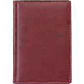 Визитница настольная Attache Вива искусственная кожа на 72 визитки бордовая