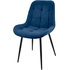 Стул обеденный Флоренция эрго тёмно-синий (ткань, металл) купить в интернет-магазине товаров для офиса и дома ТопГрад с доставкой