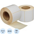 Термоэтикетки с легкосъемным клеем 58x40 мм ЭКО (диаметр втулки 40 мм,  50 рулонов по 580 этикеток)