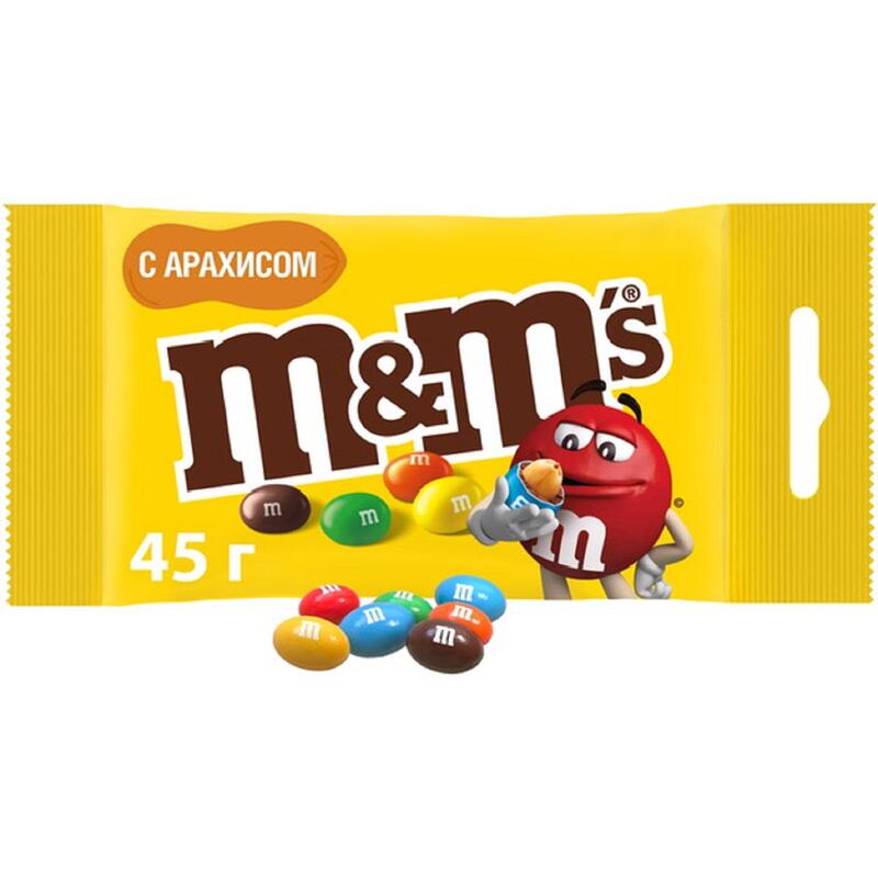 Драже M&amp;M's с арахисом 45 г