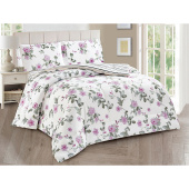 Набор 2-спальный Cleo Notte Bianca (одеяло 180х210 см, комплект  постельного белья) 22/016-NBO