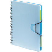 Ежедневник недатированный Attache Bright Colours пластик А5 136 листов голубой (165х208 мм)