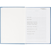 Ежедневник недатированный Выбор есть Джерси бумвинил А5 160 листов синий купить в интернет-магазине товаров для офиса и дома ТопГрад с доставкой