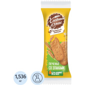 Печенье сдобное Хлебный спас Полезный завтрак со злаками (48 штук по 32 г) купить в интернет-магазине товаров для офиса и дома ТопГрад с доставкой