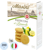 Печенье сахарное Masini Pasticcini Limoncello с лимоном 200 г купить в интернет-магазине товаров для офиса и дома ТопГрад с доставкой