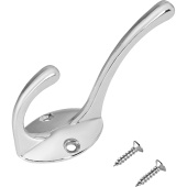 Вешалка настенная Стандарт 603 CP хром (28,5х49,5х80 мм, 2 крючка)