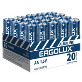 Батарейка AA пальчиковая Ergolux (20 штук в упаковке)