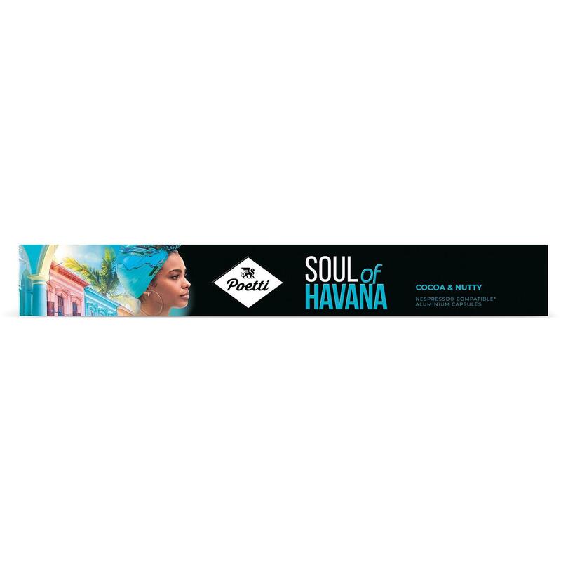 Кофе в капсулах для кофемашин Poetti Soul of Havana Espresso (10 штук в упаковке)