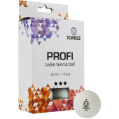 Мяч для настольного тенниса Torres Profi 40 мм (6 штук в упаковке) купить в интернет-магазине товаров для офиса и дома ТопГрад с доставкой