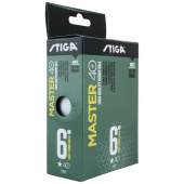 Мяч для настольного тенниса Stiga Master ABS 40 мм (6 штук)