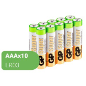 Батарейка AAA мизинчиковая GP Super (10 штук в упаковке, 24A-B10)