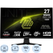Монитор 27" MSI MAG 274CQF черный (9S6-3CE31T-015)