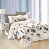 Комплект постельного белья Эльф Satin Collection Муна 1.5-спальное  микросатин 70x70 см