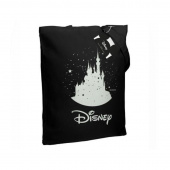 Сумка хозяйственная Disney Magic Castle Disney черный хлопок 35х38х6 см