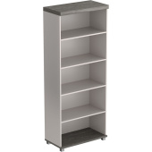 Стеллаж для документов Easy Director (асканит/железный камень, 854х445х2105 мм)