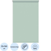 Рулонная штора Stars-W1985 V704 полиэстер мятная (55х160 см)