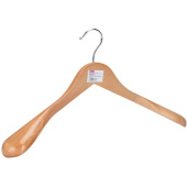 Вешалка-плечики Attache CU9600 анатомическая натуральная (размер 50-52)