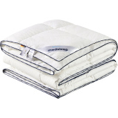Одеяло 1.5-спальное Medsleep Старлайт 140x205 см кассетное белое