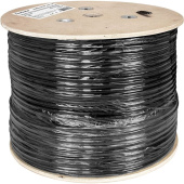 Кабель витая пара ExeGate FUTP4-C5e-CU-S24-SW-OUT-PE-BK-305-FLUKE cat 5e 305 м (EX241488RUS)