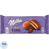 Печенье бисквитное Milka Чок&Чок с какао и кусочками шоколада 150 г купить в интернет-магазине товаров для офиса и дома ТопГрад с доставкой