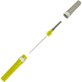 Игла двусторонняя Vacuette 20G 0.9x25 мм желтая (100 штук в упаковке) купить в интернет-магазине товаров для офиса и дома ТопГрад с доставкой