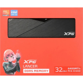 Модуль памяти ADATA AX5U6400C3232G-DCLABK DDR5 64 ГБ, 2х32 ГБ Модуль памяти ADATA AX5U6400C3232G-DCLABK DDR5 64 ГБ, 2х32 ГБ