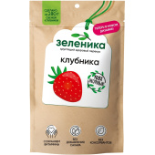 Клубника сушеная Зеленика Здоровый ягодный перекус 20 г купить в интернет-магазине товаров для офиса и дома ТопГрад с доставкой