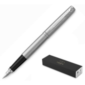 Ручка перьевая Jotter FP Stainless steel CT цвет чернил синий цвет корпуса серебристый (артикул производителя 2030946)