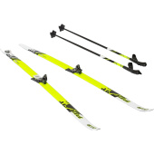 Лыжный комплект детский STC Step Kid Lemon 130 см желтый (4393) купить в интернет-магазине товаров для офиса и дома ТопГрад с доставкой