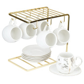 Набор чайный Nouvelle Home 5th Avenue Golden Forest на 6 персон фарфор (12 предметов)