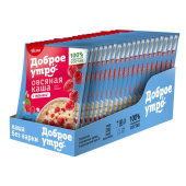 Каша Увелка овсяная с малиной 20 штук по 40 г купить в интернет-магазине товаров для офиса и дома ТопГрад с доставкой